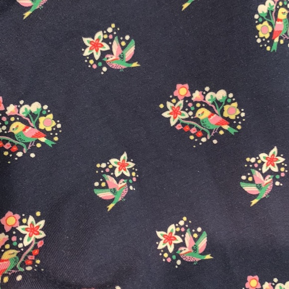 NWT 8L Boden Clara jersey dress in navy, pretty bird print - Picture 11 of 12
